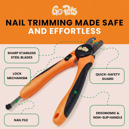 Nail Clipper for Large Dogs & Cats, Quick Sensor Safety Guard