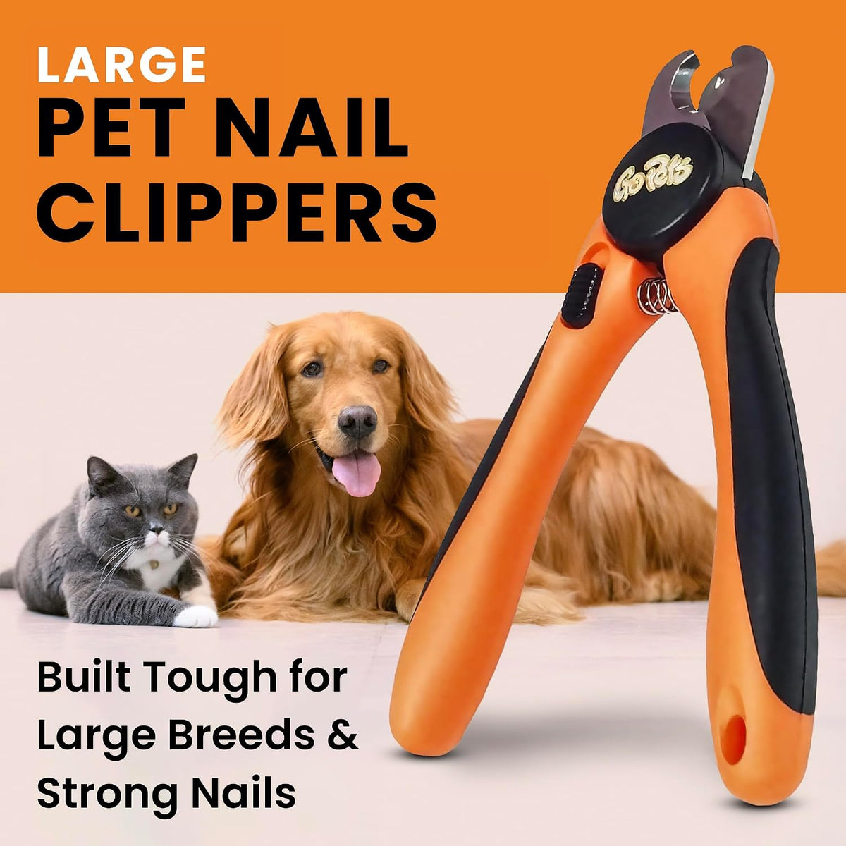 Nail Clipper for Large Dogs & Cats, Quick Sensor Safety Guard